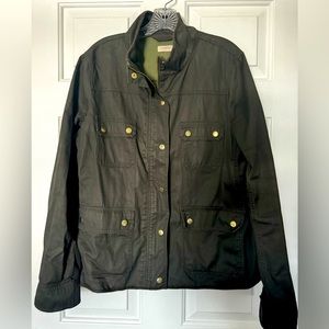 Women’s J Crew Hunter Green Jacket XL